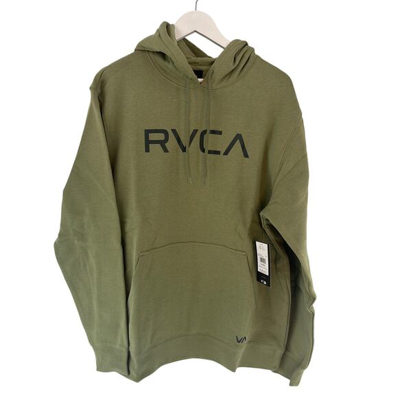 RVCA Men's Ranger Green Big Hoodie Size XL - Picture 7 of 10